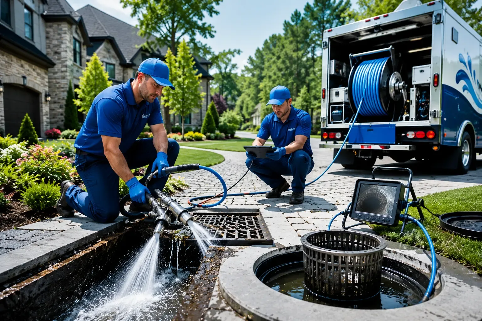 Local outdoor drain cleaning professionals in Junior, WV