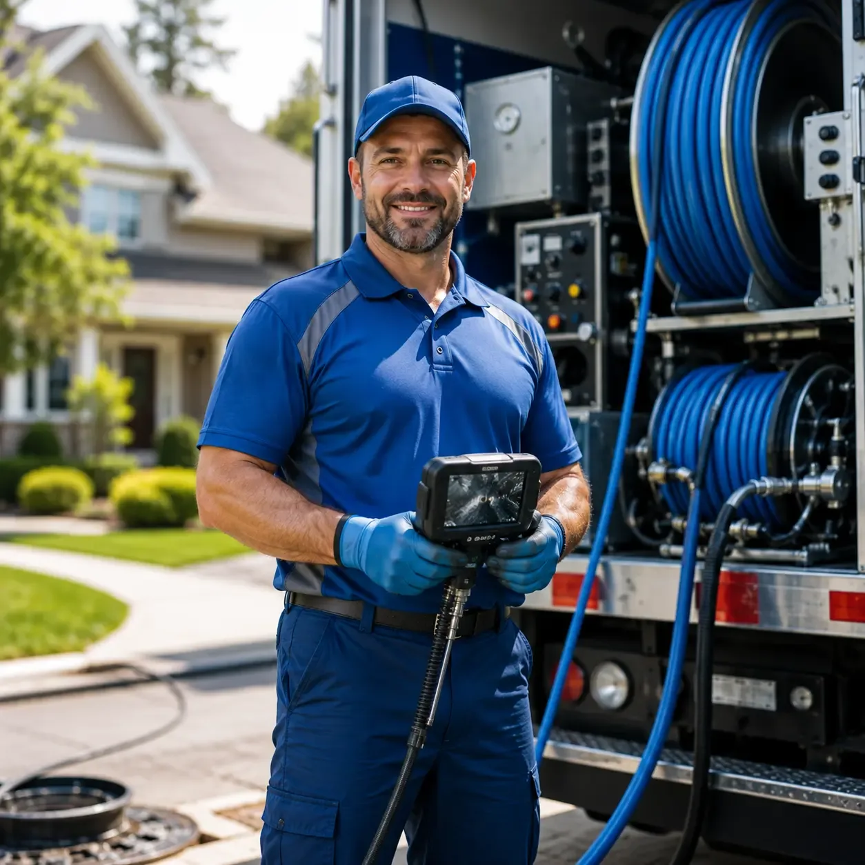 Local outdoor drain cleaning specialists in Junior, WV